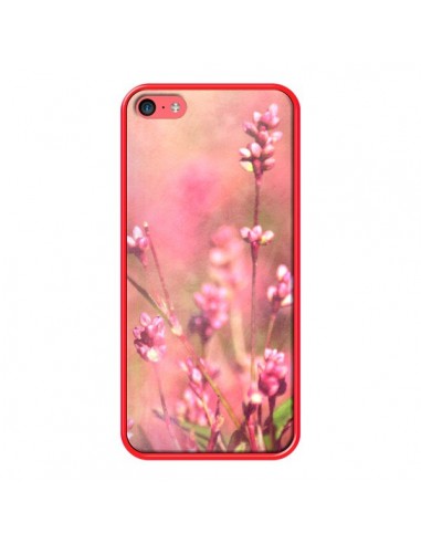 Coque Fleurs Bourgeons Roses pour iPhone 5C - R Delean