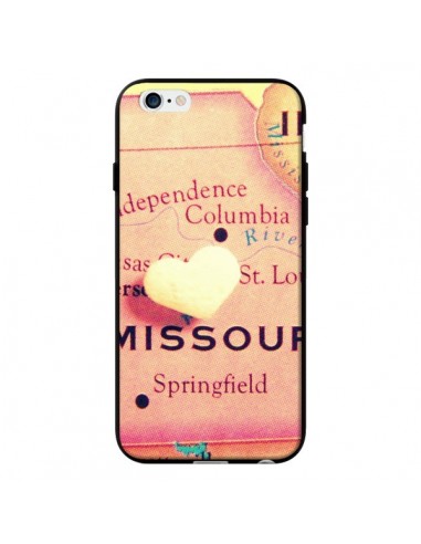 Coque Carte Map Missouri Cur pour iPhone 6 - R Delean