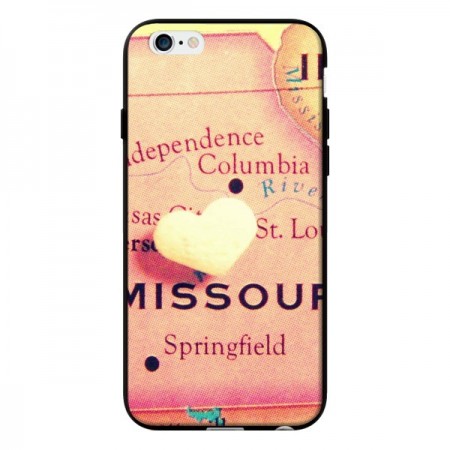 Coque Carte Map Missouri Cur pour iPhone 6 - R Delean Coque Carte Map Missouri Cur pour iPhone 6 - R Delean