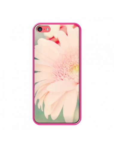 Coque Fleurs Roses magnifique pour iPhone 5C - R Delean