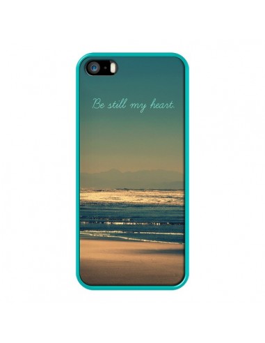 Coque Be still my heart Mer Sable Beach Ocean pour iPhone 5 et 5S - R Delean