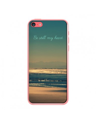 Coque Be still my heart Mer Sable Beach Ocean pour iPhone 5C - R Delean