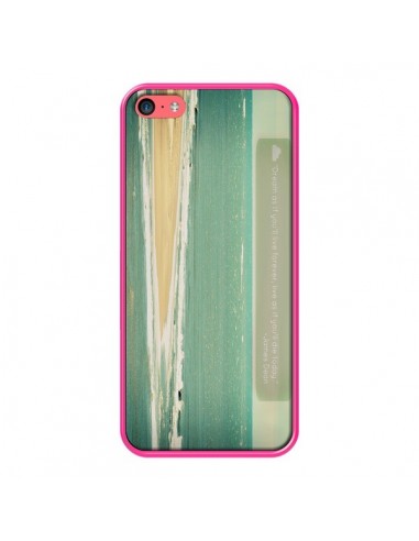 Coque Dream Mer Plage Ocean Sable Paysage pour iPhone 5C - R Delean