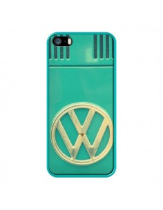 Coque Groovy Van Hippie VW Bleu pour iPhone 5 et 5S - R Delean 2