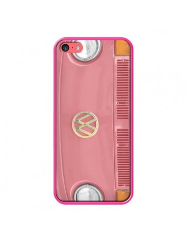 Coque Groovy Van Hippie VW Rose pour iPhone 5C - R Delean