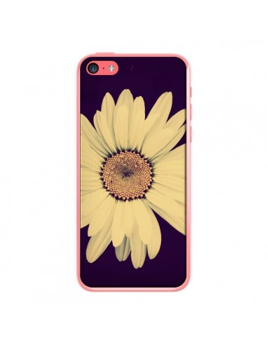 Coque Marguerite Fleur Flower pour iPhone 5C - R Delean