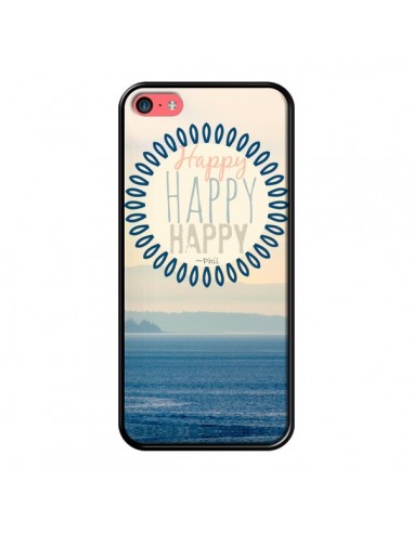 Coque Happy Day Mer Ocean Sable Plage Paysage pour iPhone 5C - R Delean