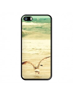 Coque Mouette Mer Ocean Sable Plage Paysage pour iPhone 5 et 5S - R Delean