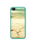 Coque iPhone 5/5S et SE Mouette Mer Ocean Sable Plage Paysage - R Delean