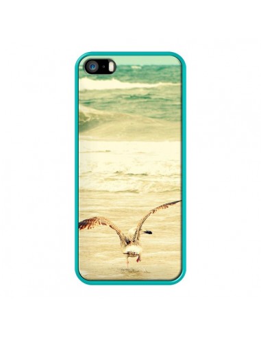 Coque Mouette Mer Ocean Sable Plage Paysage pour iPhone 5 et 5S - R Delean