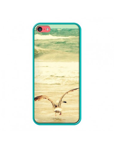 Coque Mouette Mer Ocean Sable Plage Paysage pour iPhone 5C - R Delean