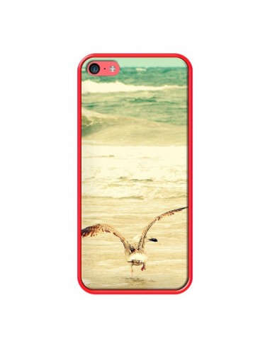 Coque Mouette Mer Ocean Sable Plage Paysage pour iPhone 5C - R Delean