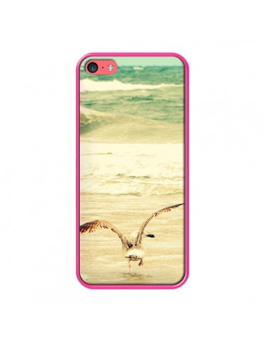 Coque Mouette Mer Ocean Sable Plage Paysage pour iPhone 5C - R Delean