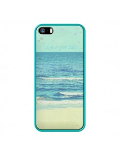 Coque Life good day Mer Ocean Sable Plage Paysage pour iPhone 5 et 5S - R Delean 2