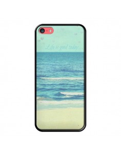 Coque Life good day Mer Ocean Sable Plage Paysage pour iPhone 5C - R Delean