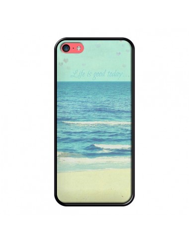 Coque Life good day Mer Ocean Sable Plage Paysage pour iPhone 5C - R Delean