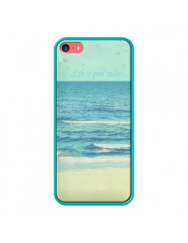 Coque Life good day Mer Ocean Sable Plage Paysage pour iPhone 5C - R Delean
