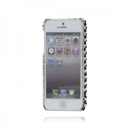 Coque Noire en Relief pour iPhone 5