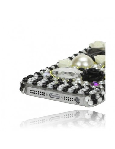 Coque Noire en Relief pour iPhone 5