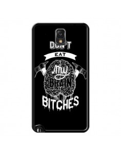 Coque Don't eat my brain Bitches Cerveau Noir pour Samsung Galaxy Note 4 - Senor Octopus
