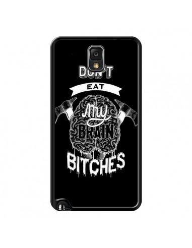 Coque Don't eat my brain Bitches Cerveau Noir pour Samsung Galaxy Note 4 - Senor Octopus