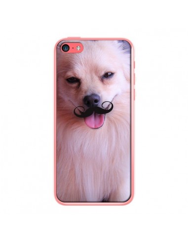 Coque Clyde Chien Movember Moustache pour iPhone 5C - Bertrand Carriere