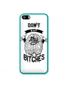 Coque Don't eat my brain Bitches Cerveau Blanc pour iPhone 5 et 5S - Senor Octopus 2