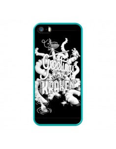 Coque Greetings from the kraken Tentacules Poulpe pour iPhone 5 et 5S - Senor Octopus 2