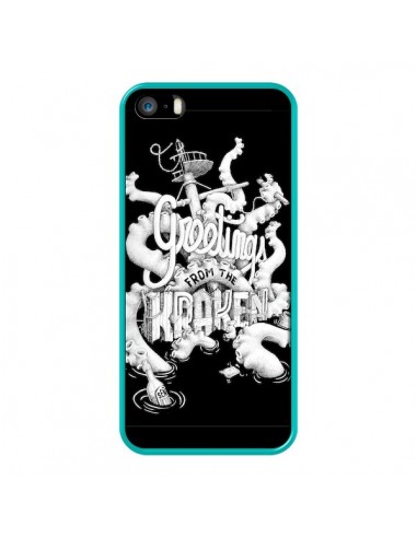 Coque Greetings from the kraken Tentacules Poulpe pour iPhone 5 et 5S - Senor Octopus