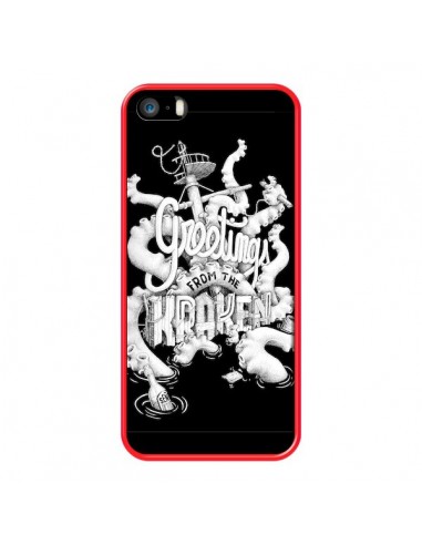 Coque Greetings from the kraken Tentacules Poulpe pour iPhone 5 et 5S - Senor Octopus