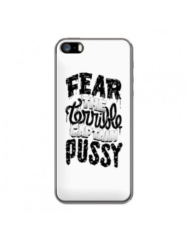 Coque Fear the terrible captain pussy pour iPhone 5 et 5S - Senor Octopus