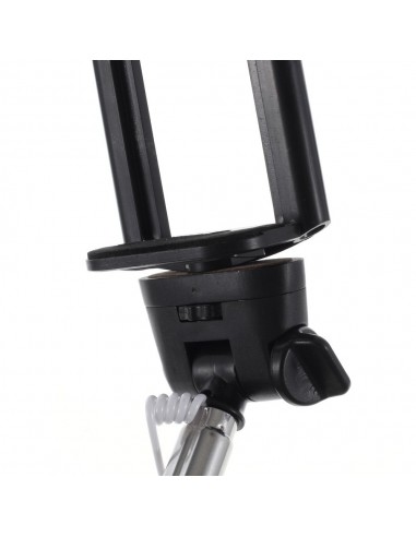 Selfie Stick et Télécommande perche Extensible 20-100 cm câble jack pour iPhone et Samsung