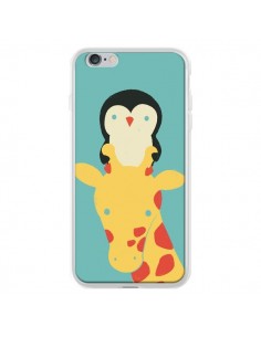 Coque Girafe Pingouin Meilleure Vue Better View pour iPhone 6 Plus - Jay Fleck