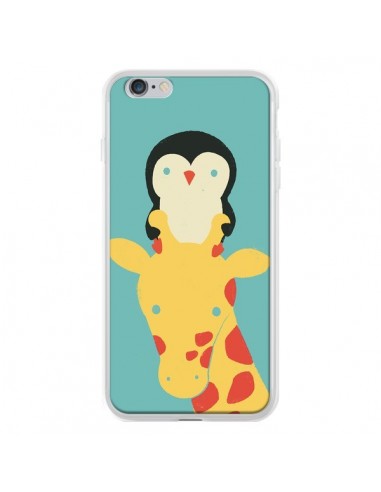Coque Girafe Pingouin Meilleure Vue Better View pour iPhone 6 Plus - Jay Fleck