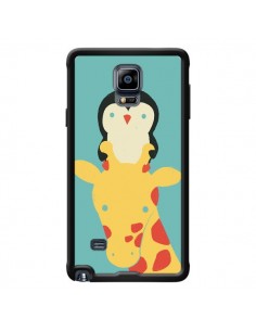 Coque Girafe Pingouin Meilleure Vue Better View pour Samsung Galaxy Note 4 - Jay Fleck