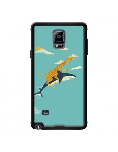 Coque Girafe Epee Requin Volant pour Samsung Galaxy Note 4 - Jay Fleck