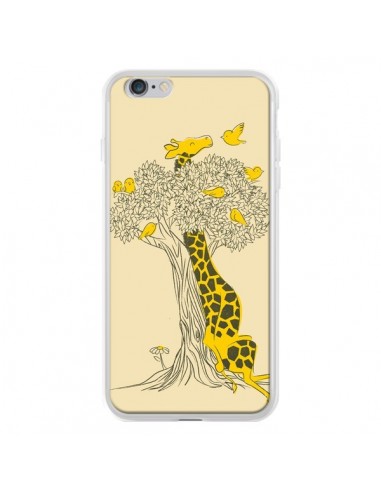 Coque Girafe Amis Oiseaux pour iPhone 6 Plus - Jay Fleck