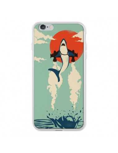 Coque Requin Avion Volant pour iPhone 6 Plus - Jay Fleck