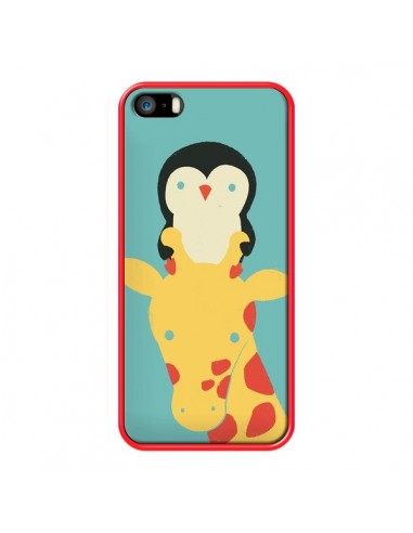 Coque Girafe Pingouin Meilleure Vue Better View pour iPhone 5 et 5S - Jay Fleck