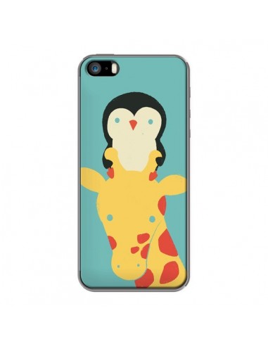 Coque Girafe Pingouin Meilleure Vue Better View pour iPhone 5 et 5S - Jay Fleck
