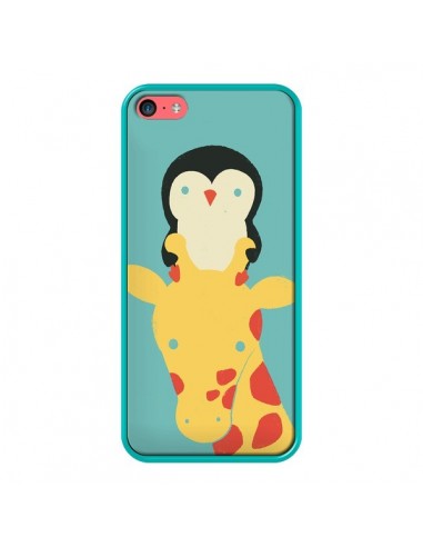 Coque Girafe Pingouin Meilleure Vue Better View pour iPhone 5C - Jay Fleck