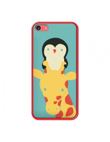 Coque Girafe Pingouin Meilleure Vue Better View pour iPhone 5C - Jay Fleck