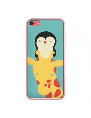 Coque Girafe Pingouin Meilleure Vue Better View pour iPhone 5C - Jay Fleck