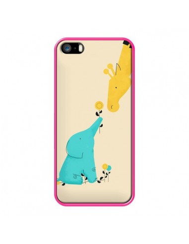 Coque Elephant Bebe Girafe pour iPhone 5 et 5S - Jay Fleck