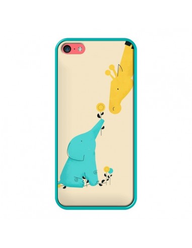 Coque Elephant Bebe Girafe pour iPhone 5C - Jay Fleck