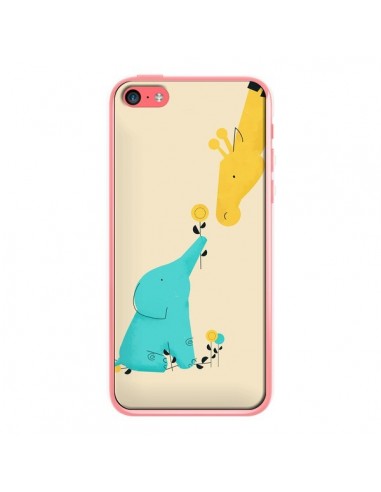 Coque Elephant Bebe Girafe pour iPhone 5C - Jay Fleck