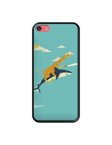 Coque Girafe Epee Requin Volant pour iPhone 5C - Jay Fleck