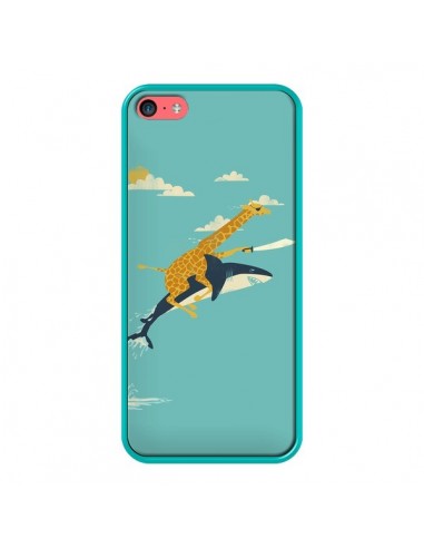 Coque Girafe Epee Requin Volant pour iPhone 5C - Jay Fleck