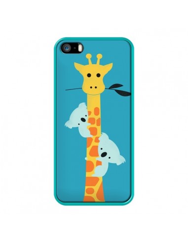 Coque Koala Girafe Arbre pour iPhone 5 et 5S - Jay Fleck