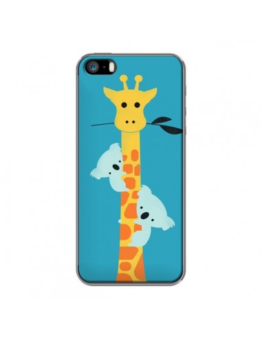 Coque Koala Girafe Arbre pour iPhone 5 et 5S - Jay Fleck
